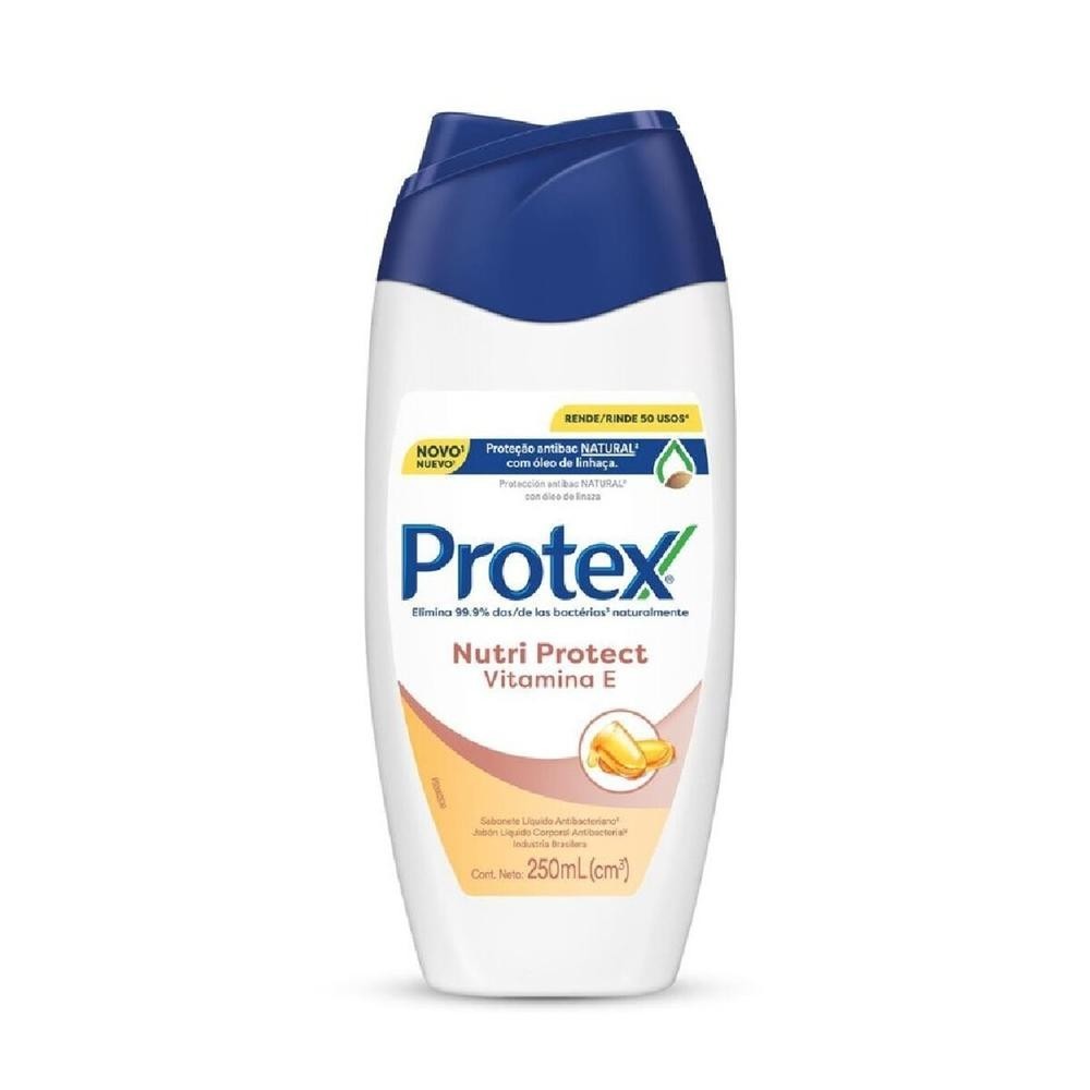 Sabonete Liquido Protex Nutri Protect Vitamina E 250ml em Oferta na Shopee