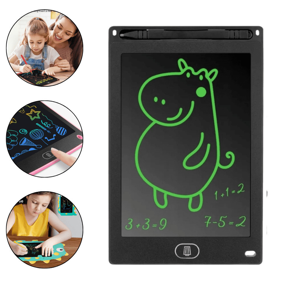 Tablet Infantil De Desenhar Lousa Magica Grande Quadro Mágico Criança Bebê Menino Menina Dinossauro Dino Trem Peixe Esc