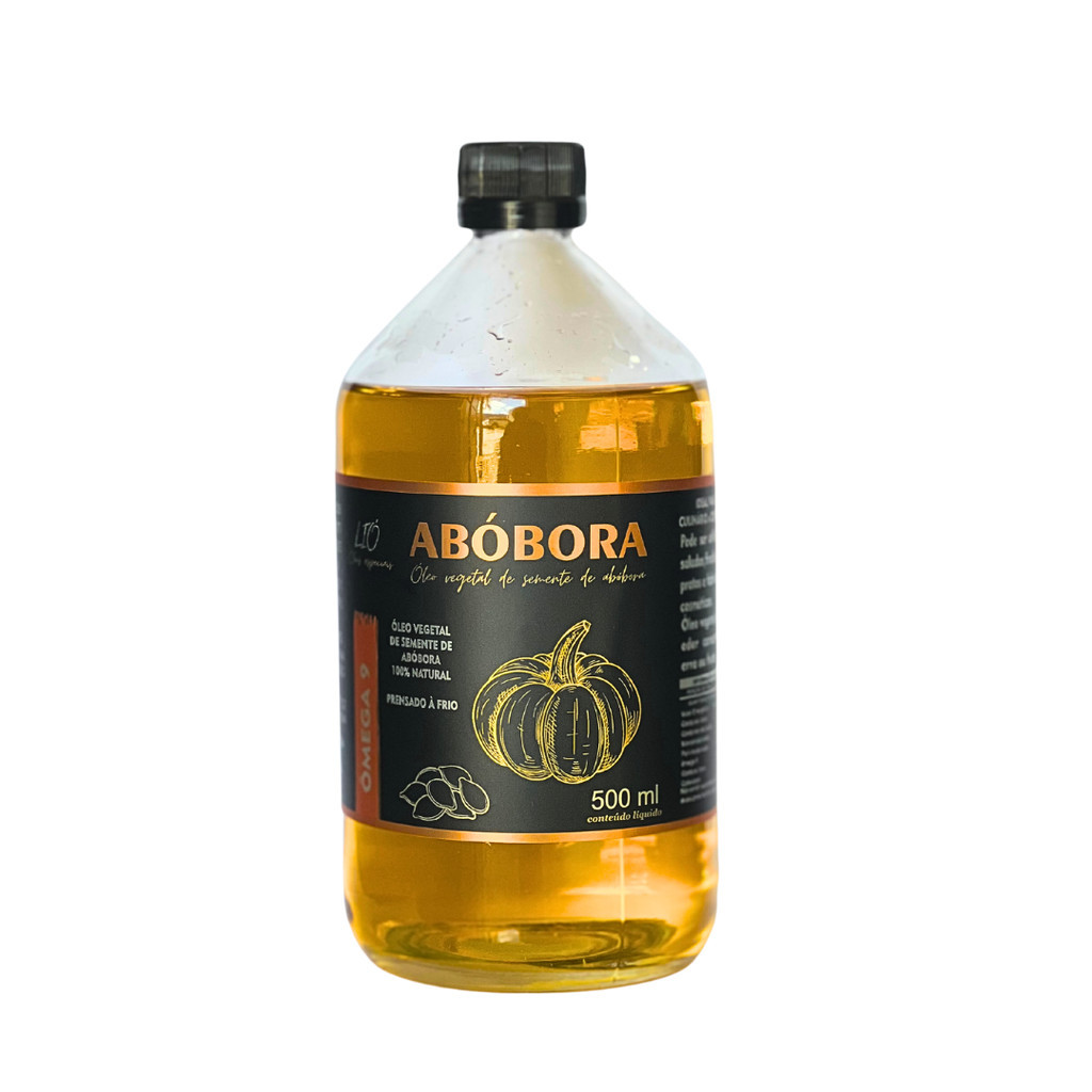 Óleo De Semente de Abóbora Puro 100% Natural 500ml Óleo de Abóbora em Oferta na Shopee