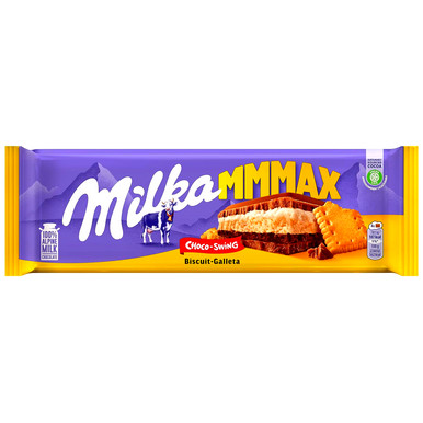 Chocolate Milka Max Choco Swing Biscuit 300 G em Oferta na Shopee