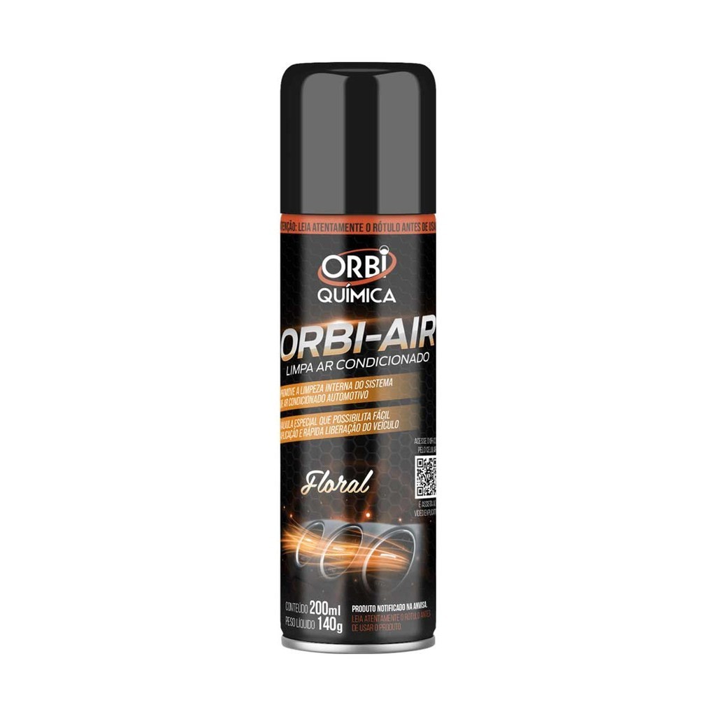 Limpa Ar Condicionado Orbi Floral com Valvula Granada 200ml