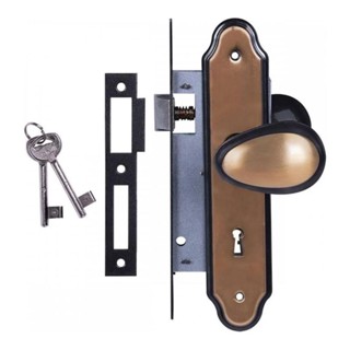 Fechadura Interna Golf Oxidada 813010 Stam em Oferta na Shopee