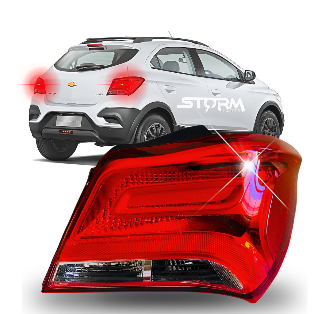 Lanterna de Freio Fumê Onix Ano 2016 A 2019  Lado Direito Passageiro Traseira GM Chevrolet