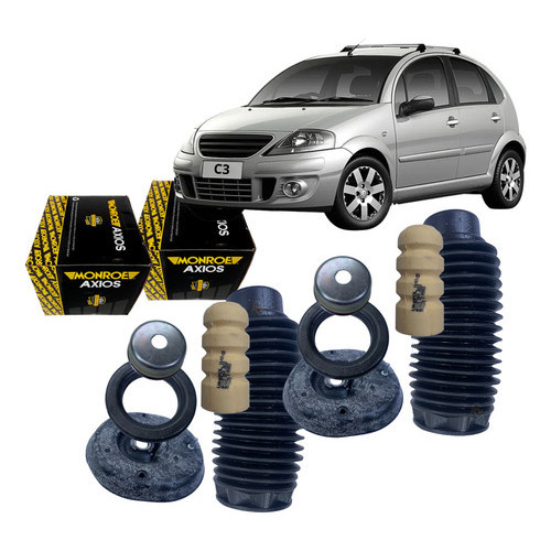 Par Kit Batente Dianteiro Original Axios C3 2002 2003 2004 2005 2006 2007 2008 2009 2010 2011 2012 em Oferta na Shopee