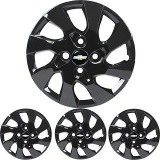 JG 4 Calota Celta Aro 13 Black Piano com Emblema em Oferta na Shopee