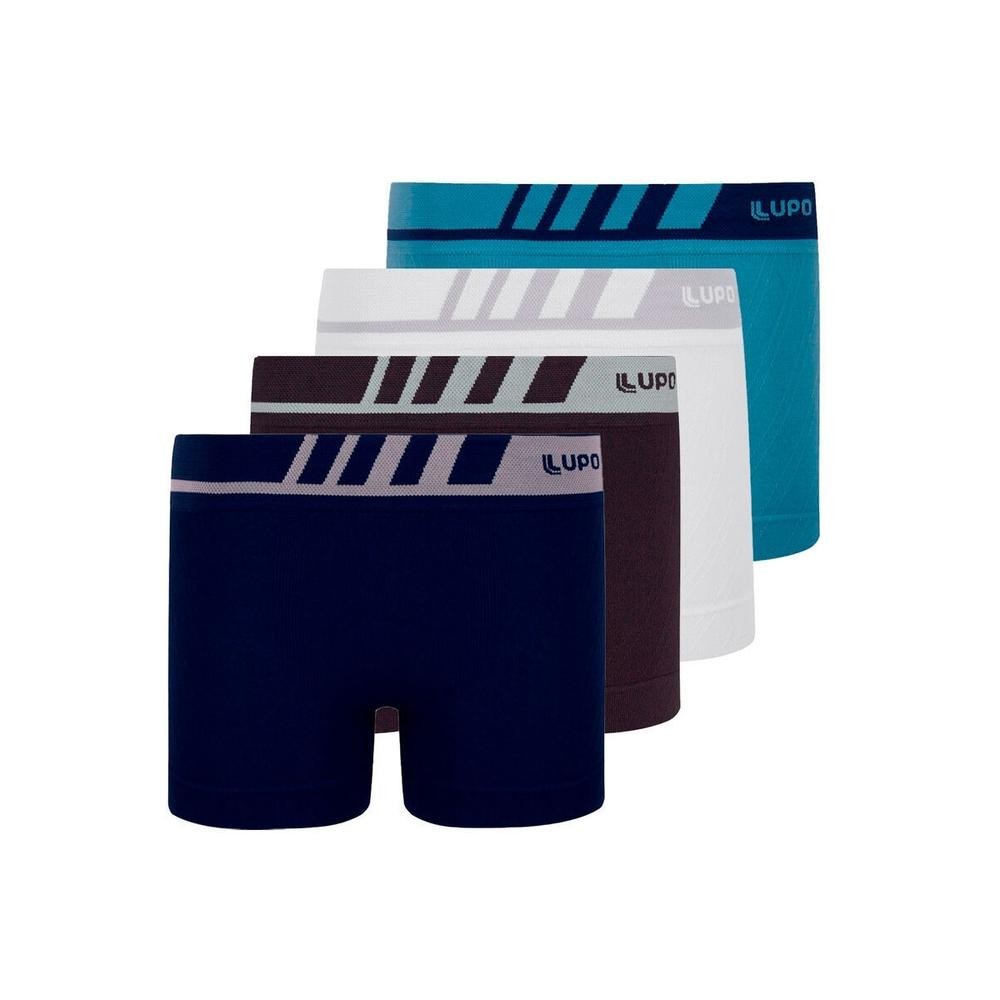 Kit com 4 Cuecas Infantil Boxer Lupinho 136-001 Colorido em Oferta na Shopee