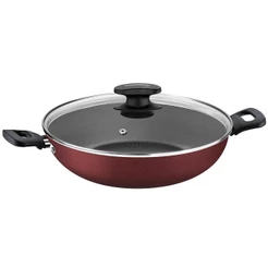 Panela Wok Tramontina Loreto 28cm, 3,3 Litros, Alumínio, Vermelho - 27817/022