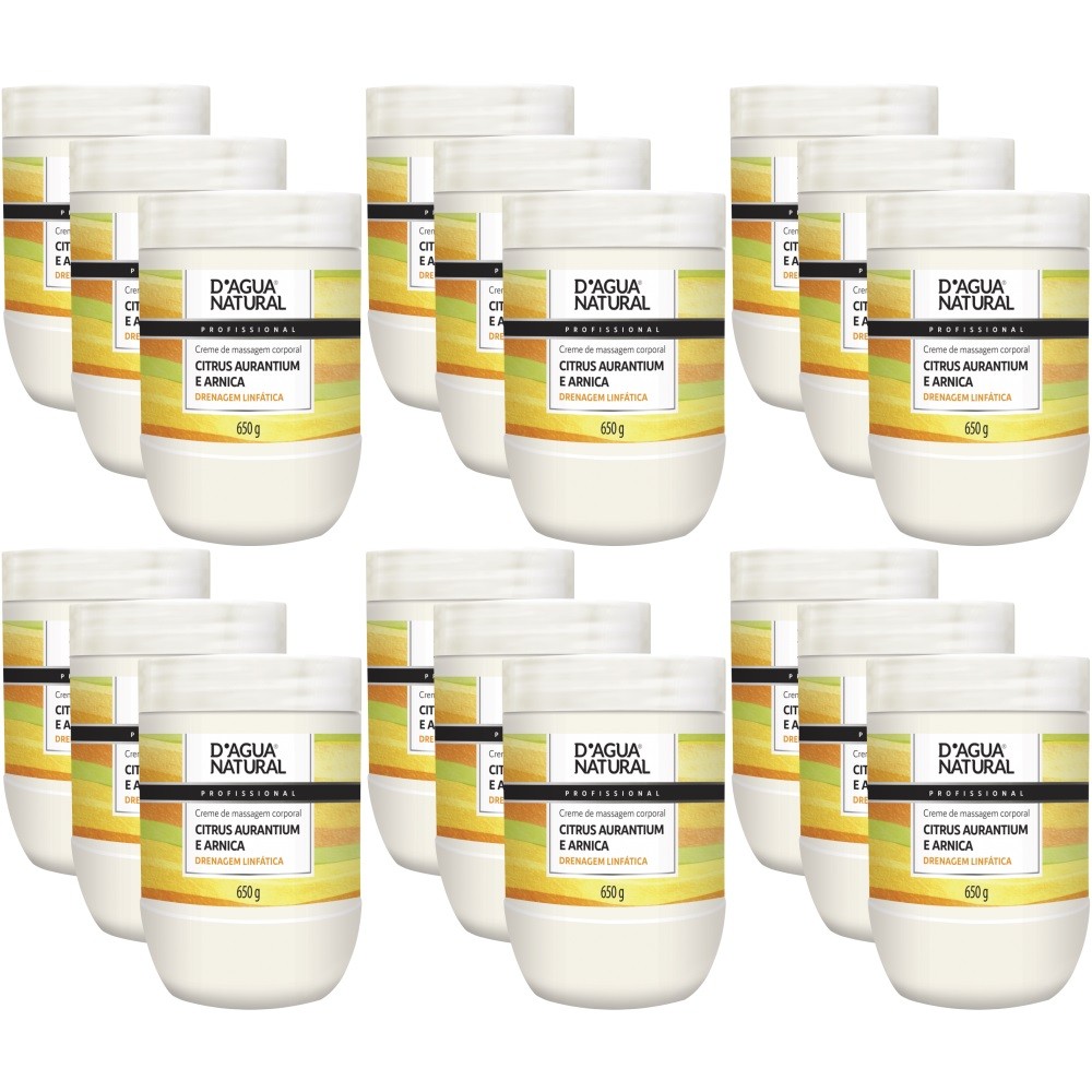 18UN Creme Citrus Aurantium Arnica 650G D’Água Natural