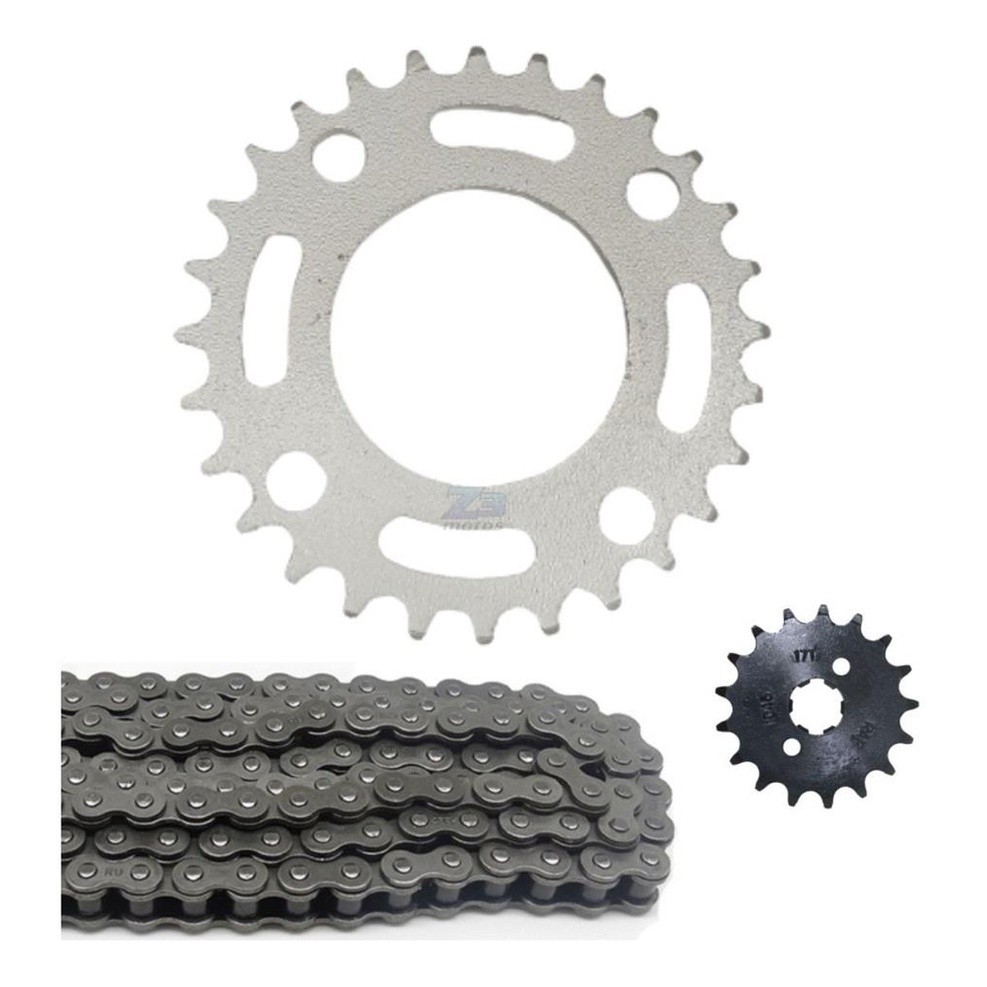 Kit Relacao Coroa Reduzida 28 Pinhao 17 Titan Fan 150 - 160