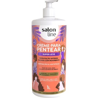 Creme Para Pentear Salon Line Super Leve 1L em Oferta na Shopee