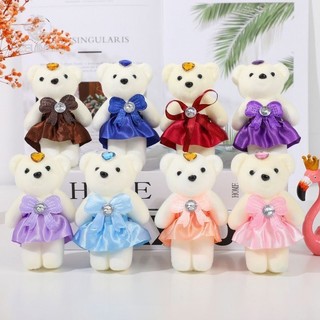 Kit 12 Mini Urso De Pelúcia 12/6 Pçs De Pelúcia Resistente/Boneco fofos