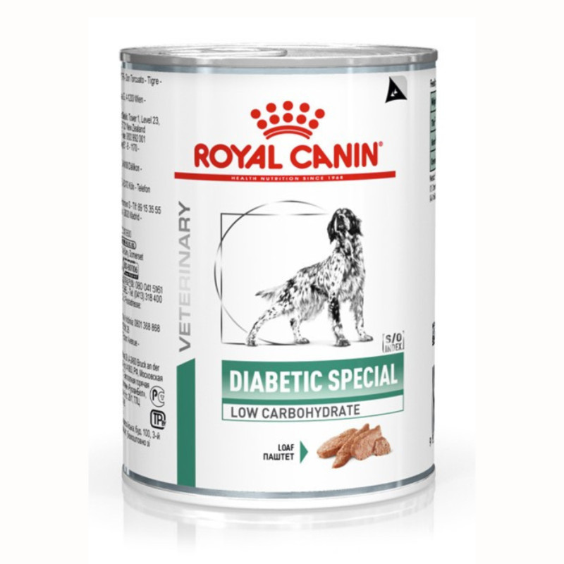 Ração Úmida Lata Royal Canin Diabetic Special 410g Baixo Carboidrato para Cães Adultos em Oferta na Shopee