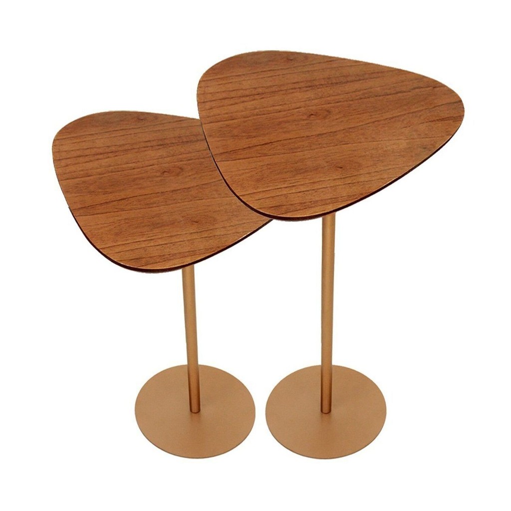 Kit 2 Mesa Lateral Afrodite Base Aço Inoxidável em Oferta na Shopee