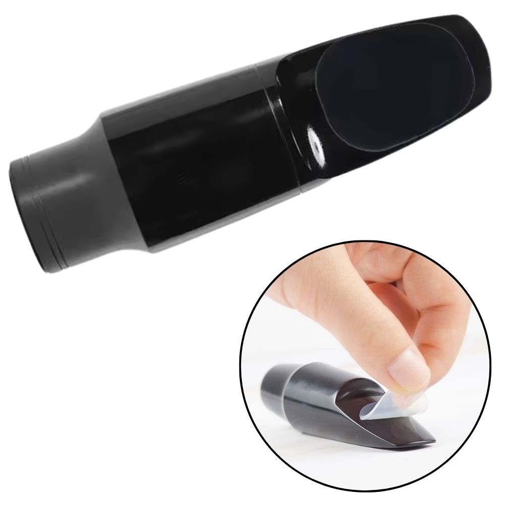 Adesivo Protetor para Boquilha Transparente Sax Alto Soprano Tenor Clarinete