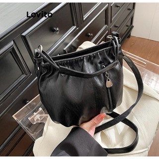 Lovito Casual Europeu E Americano Grande Capacidade Pequena bolsa de ombro para Mulheres LFA60087 em Oferta na Shopee