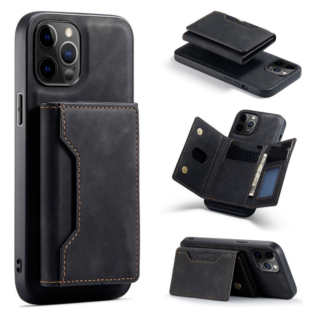 case  capa  carteira 2 em 1 para iphone 12/13/14/15/16 pro max   luxo de couro em Oferta na Shopee