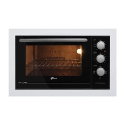 Forno de Embutir Elétrico Fischer Fit Line 48L com Timer e 3 Funções Branco 220V