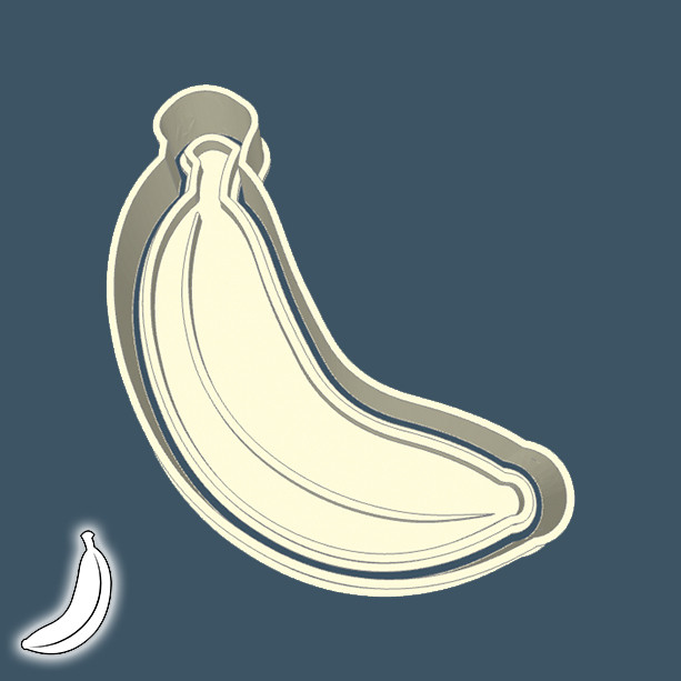 Cortador de Biscoito DE COMIDA E BEBIDAS - BANANA
