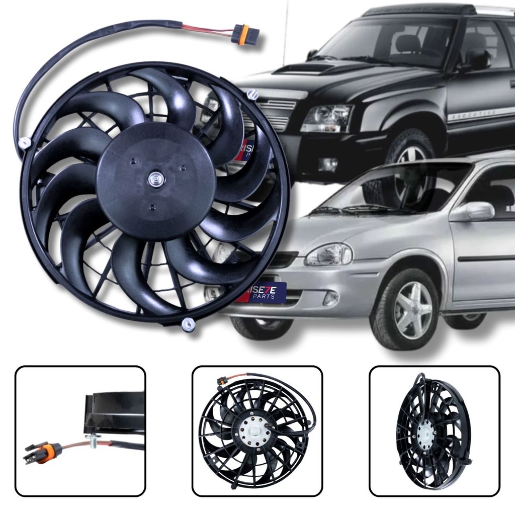 Ventoinha do Condensador GM Corsa de 99 em diante e S10 2.8 em Oferta na Shopee