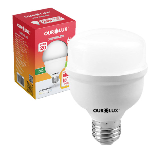 Kit 4 Lampada Bulbo 20w Branco Frio 6500k Alta Potencia E27 em Oferta na Shopee