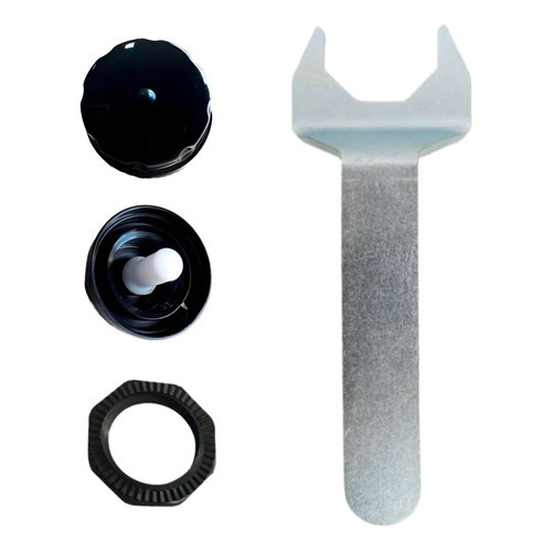 Botão Compatível Preto Purificador Soft Everest Com Chave