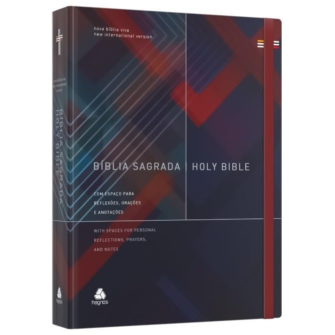 Bíblia Sagrada NBV e NIV Holy Biblie | Bilíngue | Português e Inglês | Capa Dura | Union
