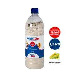Garrafa de Areia com Grit Aromatizada 1,5kg c/ Carvão Ativado para Aves em Geral - Sabores