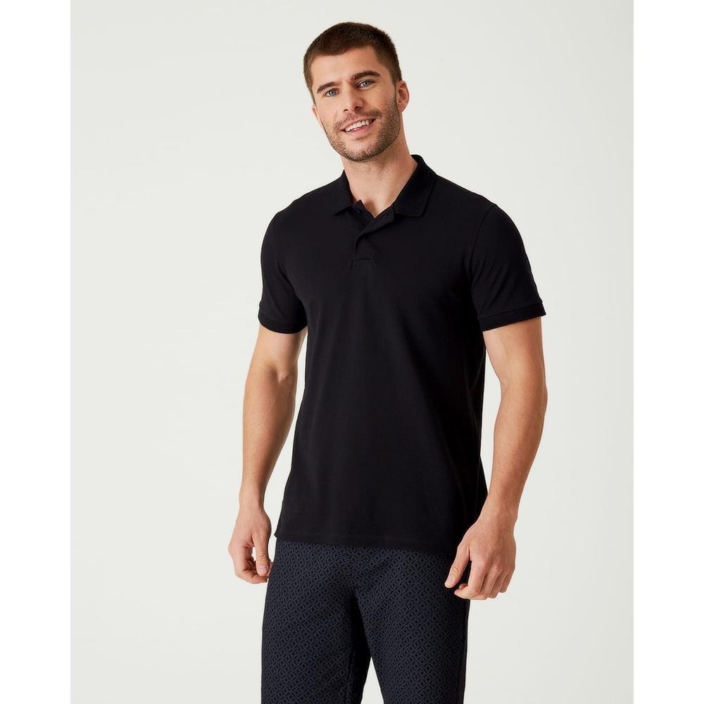 Camisa Polo Básica Masculina Gola Esporte Piquet Stretch em Oferta na Shopee