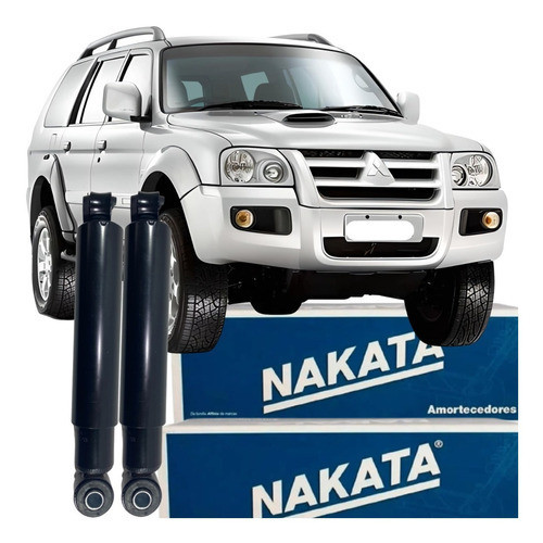 Par Amortecedor Traseiro Mitsubishi Pajero Sport 4x4  2005 Á 2011