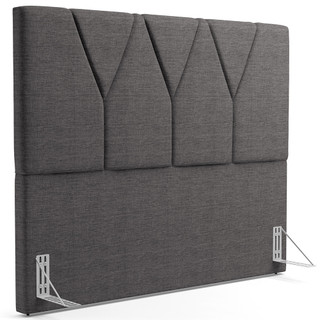 Cabeceira Cama Box Casal 140 cm Aurora W01 Linho Cinza Escuro - Lyam Decor em Oferta na Shopee