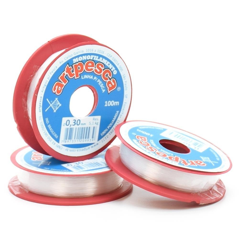 Linha de Nylon para Pesca 0,30mm - 100 metros