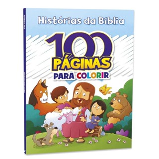 100 Páginas para Colorir - Histórias da Bíblia em Oferta na Shopee