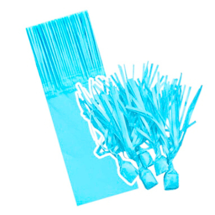 Papel para Bala de Coco - 8,5 x 21,5 cm - Azul Claro - 48 unidades - CampFestas - Rizzo em Oferta na Shopee