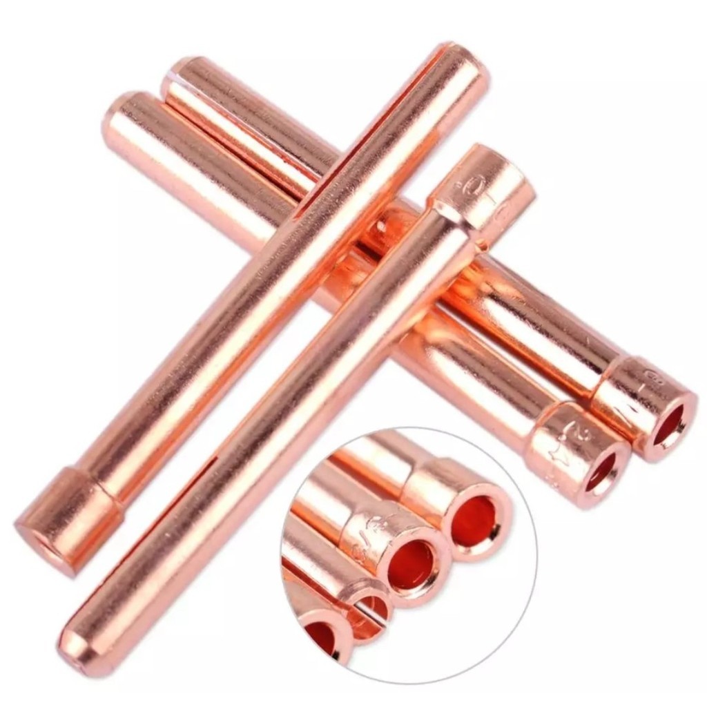 Kit 05 Pinça Tocha Tig 2,4mm (3/32) 10n24 Wp17/18/26 em Oferta na Shopee