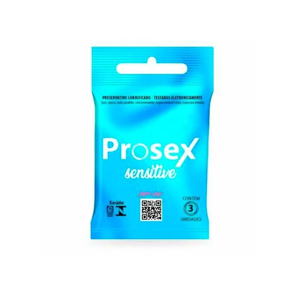 Preservativo Prosex Sensitive Premium 3 Unidades