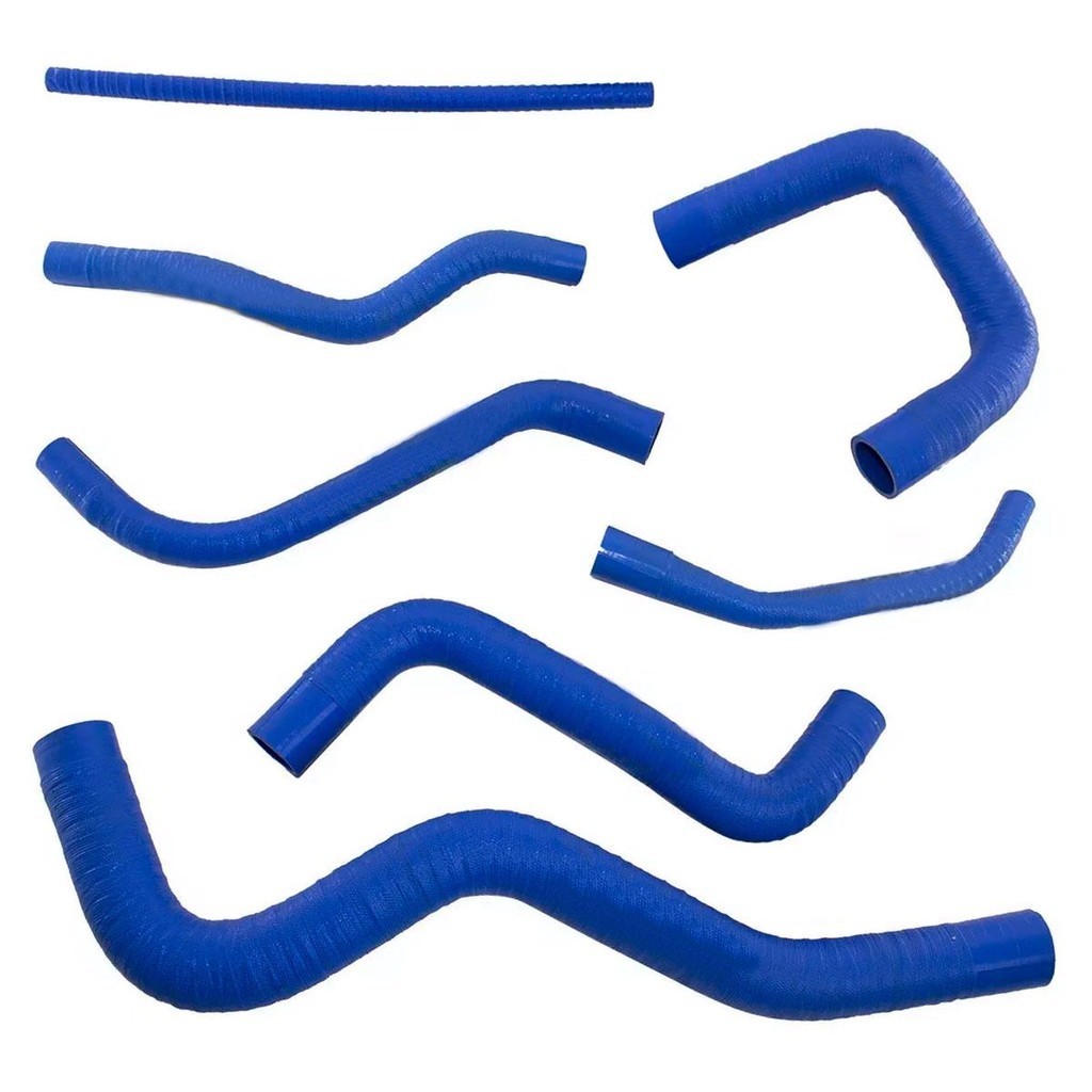 Kit Mangueiras Saveiro Quadrado Ap Silicone Azul Mangotes Saveiro Motor Ap Turbo Silicone Reforçado
