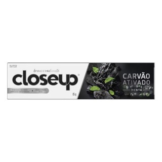 Creme Dental Closeup Carvão Ativado Menta 85g em Oferta na Shopee