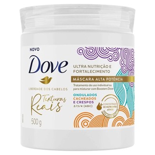 Mascara de Tratamento Dove Texturas Reais Ondulados Cacheados e Crespos com Azeite de Oliva 500g em Oferta na Shopee