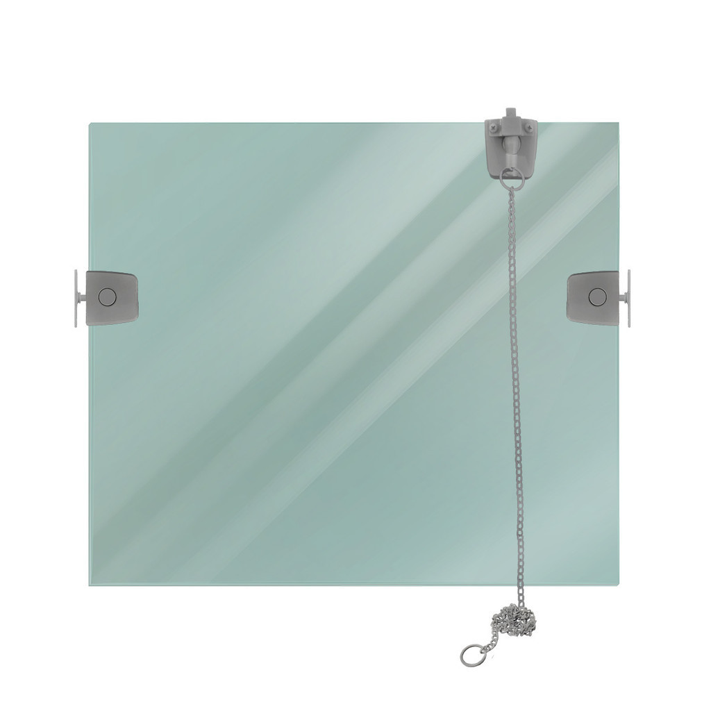 JANELA BASCULANTE VERDE 08MM TEMPERADO 60X60 FOSCO DESMONTADO