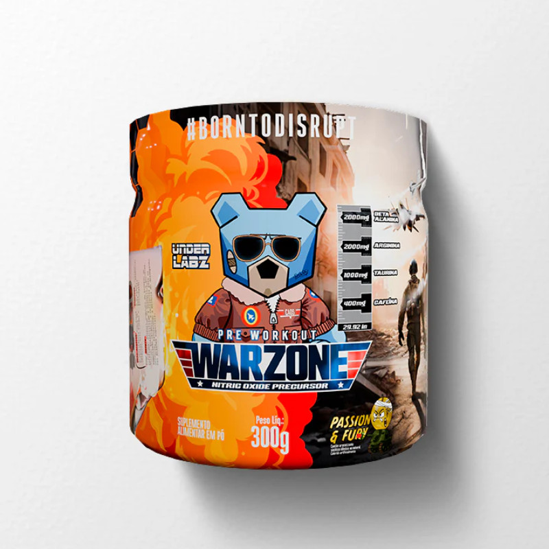 Pré Treino Warzone Under Labz - 300g