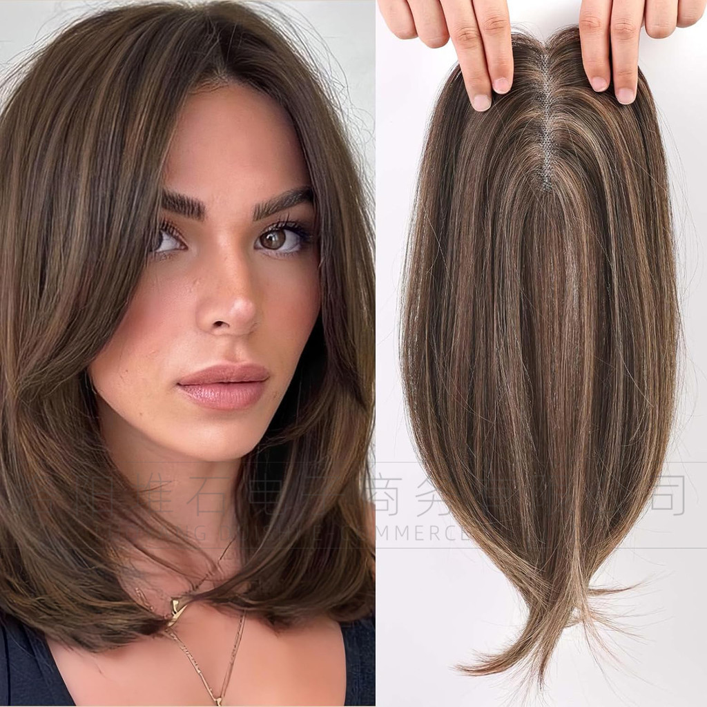 Peruca europeia americana personagem franja de oito caracteres cabelo longo encaracolado peruca sintética senhoras Natur