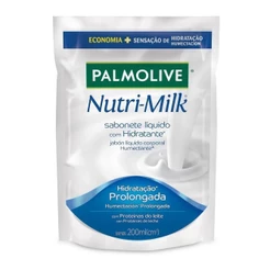 Palmolive Sabonete Líquido Refil Nutri-Milk Hidratante Com 200Ml