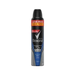 REXONA MEN DESODORANTE AEROSSOL ACTIVE DRY COM 250ML