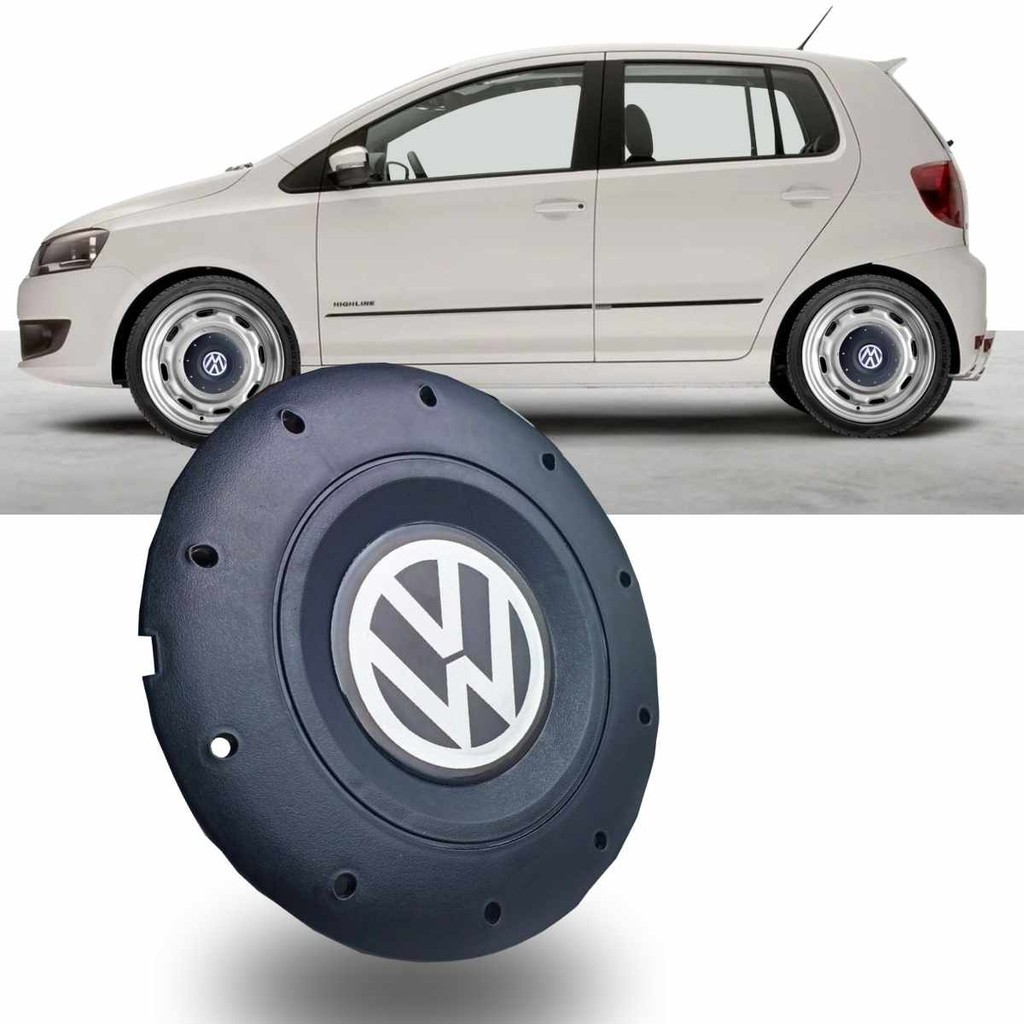 Calota centro roda ferro aro 13" 14" 15" Volks Fox Polo Golf valor de uma calota