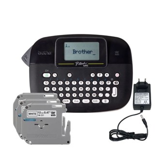 Combo Rotulador Eletrônico Preto Ptm95bkbp +  3 Fitas M231 + Fonte 9v 2a em Oferta na Shopee