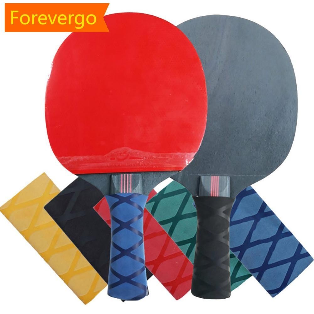 forevergo 1PC Heat Shrink Table Tennis Racket Handle Sweatband Grip Non-Slip Wrap Borracha De Mão Para Raquete De Tênis De Mesa N7Y9