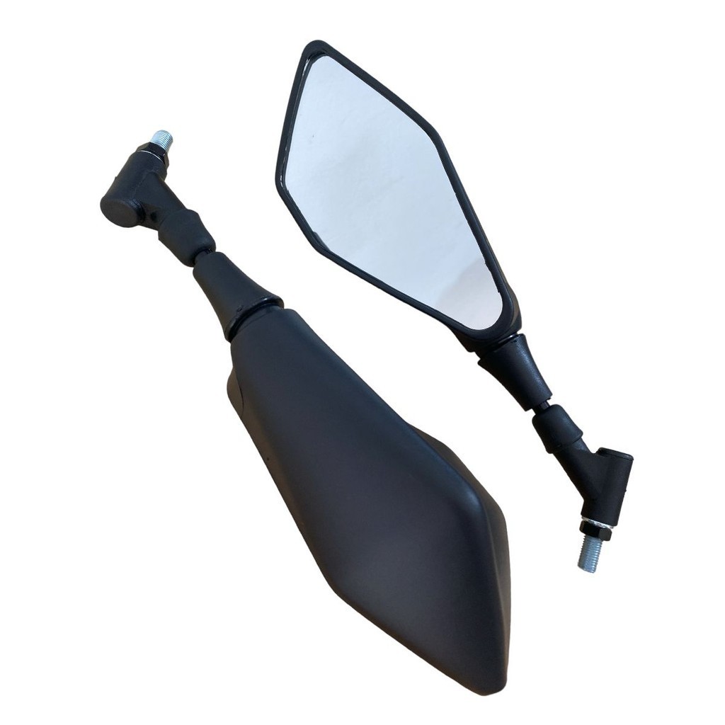 Par Retrovisor Kawasaki Z400 Giro 360 Haste Curta/Longa Intruder Yes Dk160 Titan Pop fan Xre300 — imagem 2 de 2