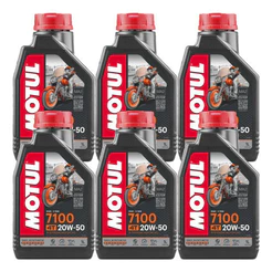KIT MOTUL 7100 20W-50 4T 6 LITROS
