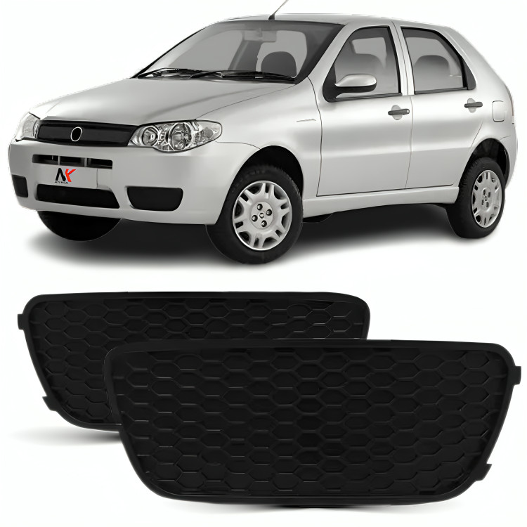 Tela Moldura Milha Palio 2005 2006 2007 2008 2009 Sem Furo