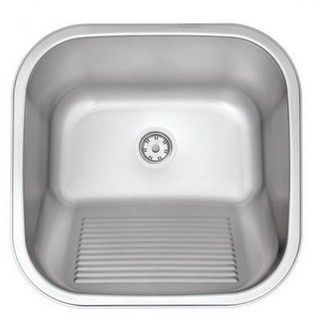 Tanque Em Inox De Encaixe Hera Com Válvula  3.1/2 Acetinado Tramontina 40x40cm em Oferta na Shopee